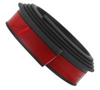 JHKNNK Tira Adhesiva de Goma para Ceja de Rueda Negra Textura de Fibra de Carbono, Moldura Protectora de 35 CM, Compatible Vehículos Todo Terreno y Camiones