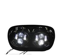 JHMHCOQ Moto Faro Delantero Para Road Para Glide 2004-2013 Accesorios Para Faros Delanteros LED De Doble Proyector Para Motocicleta 2 En 1 Alto/Bajo