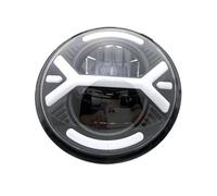 JHMHCOQ Moto Faro Delantero Para Victory Para Gunner Para Triumph Para Indian Para Crossbones 2008 Faro LED 5,75 Pulgadas Motocicleta Proyector Faros Delanteros