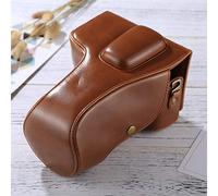 JHMJHM Camera Bag Case Camera Accessory Full Body Camera PU Leather Case Bag for Nikon D5300 / D5200 / D5100 (18-55mm / 18-105mm / 18-140mm Lens) (Black) (Color : Brown) NERO 27