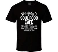 jhn The Blues Brothers Murphy's Soul Food Cafe T-Shirt Men Black L