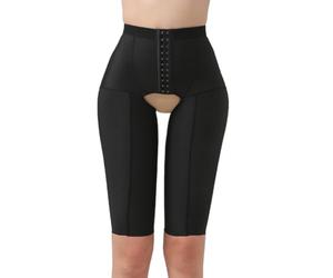 JHNGYJY Pantalones Moldeadores Mujer después de Liposucción-Leggings Faja de Cintura Alta con Entrepierna Abierta,Levantamiento de Glúteos,Recuperación Postoperatoria y Postparto(XXL, Black)