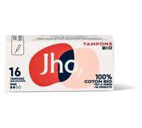 Jho - Sellos 100% algodón orgánico - Sin aplicador (Mini, 1 caja = 16 sellos)
