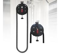 JHOMHF Entrenador De Cuerda Sin Fin con Resistencia Ajustable Máquina De Poleas Y Cable For Ejercitar Brazos Espalda Y Coordinación Corporal(Red)