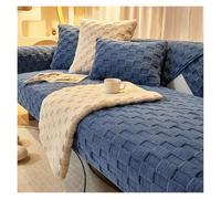 JHOMHF Fundas de sofá Lavables y Antideslizantes Protectoras for Muebles y Decorativas for Sala de Estar(Blue,43"x82")