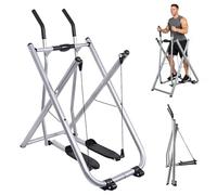 JHOMHF Máquina De Ejercicio Air Walker Planeador Cardio Cross Trainer For Ejercicio Casa Elíptica Plegable For Espacios Pequeños, Capacidad De Peso De 265 Libras For Gimnasio En Casa Oficina