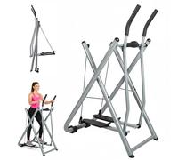 JHOMHF Máquina De Ejercicios Air Walker Stepper Aeróbico Space Walker para Hogar Elíptica Plegable Espacios Reducidos Máquina De Ejercicios Elíptica Glider para Hombres Mujeres Equipo De Fitness
