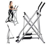 JHOMHF Máquina Planeadora Elíptica Air Walk Máquina Portátil De Ejercicios For Todo Cuerpo Bicicleta Elíptica, Bicicleta Estática Plegable Entrenamiento Cardiovascular For Gimnasio Casa Oficina