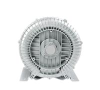 JHOMHF Soplador regenerativo de 110 V, 50 Hz, aireación de aguas residuales, soplador de vórtice, soplador de presión al vacío, soplador centrífugo monofásico de aleación de aluminio (250 W/0,33 HP)