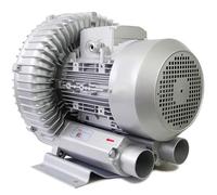 JHOMHF Soplador regenerativo de 110 V 60 Hz 0.16-2.01 HP monofásico, gran flujo de aire, soplador de anillo de vórtice de alta presión para aireación de aguas residuales, acuarios, estanques de peces