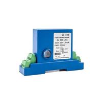 JHPWKRMU Sensor de Corriente de 0-20 mA, Salida de 0-5 V, Salida de 0-10 V, transductor de señal de amperaje de CA Perforado, 24 V CC(4-20mA Output,0-300A DC_15MM Aperture)