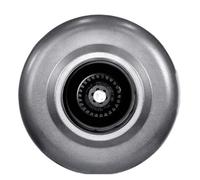 JHPWKRMU Ventilador de Refuerzo de tubería Circular Totalmente metálico ZY1, Ventilador de Tiro inducido por Flujo axial de Rotor Externo pequeño(4)