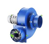 JHPWKRMU Ventilador de Tiro inducido Especial for Caldera, Ventilador centrífugo de succión Grande for Chimenea, Ventilador de extracción de Humo y Polvo(C)
