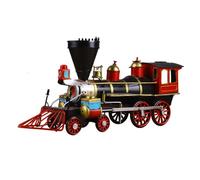 JHRFU Modelo De Locomotora De Vapor Retro - Adorno De Tren Miniatura De Metal Hecho A Mano Pieza Decorativa Nostálgica Amantes De Los Trenes