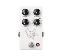 JHS PackRat - Pedal Distorion, color blanco