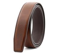 JHSDHYD Cinturones Hombre Cinturón automático de 3,5 cm de ancho for hombre, sin hebilla.(110,Style 7)