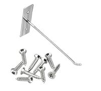JHSDHYD Ganchos Para Panel De Lamas Gancho de pared, gancho for tablero agujeros, una sola línea, herramienta Hardware acero, alicates martillo, montaje en, duradero, for(10cm,20PCS)