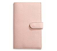JHSDHYD Libreta Pequeña Agenda semanal A6 con tapa de cuero compacta, ideal for planificar sobre la marcha. Mantén tu semana organizada sin esfuerzo.(Pink)