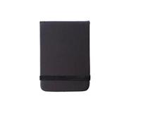 JHSDHYD Libreta Pequeña Mini cuaderno de bolsillo A7 de 96 hojas, planificador diario, cuaderno de estudio, agenda, papelería(Black)