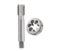 JHSLJCQS Macho de roscar y Troquel Manual de Tornillo métrico de Mano Izquierda, machos de roscar de Rosca Fina, M22-M25 X1.0/1,5/2,0/2,5/3, Herramienta de roscado(M24X3 LH)