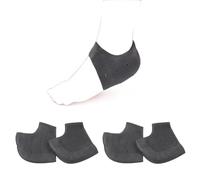 JHTSOLE 2 Pares de Protectores de Talón de Gel, Plantillas para Fascitis Plantar para Alivio del Dolor, Fundas de Talón de Gel con Cojín para Espolón Óseo, Tendinitis de Aquiles y más