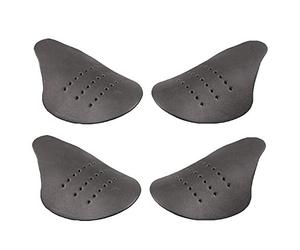 JHTSOLE Scudo per Scarpe da Ginnastica Protezione Antirughe per Scarpe in Pelle Contro le Pieghe Delle Scarpe per Correre Scarpe Casual Protezione Antipiega per Punta Materiale Morbido Negro S