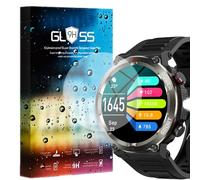 JHTVGIUZ Compatible para [3 Pedazo] 9H Protector De Pantalla De Cristal Templado Compatible para Smartwatch Baolubao Reloj Inteligente Hombre 1.45" W50Pro (3 Pedazo Protector)