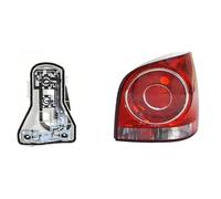 JHVVBFWF Luces Traseras Coche Para VW Para Polo Hatchback 2006-2010 Lámpara De Luz Trasera De Coche Y Soporte De Placa De Circuito Sin Bombillas Piloto Posterior(Right 1)
