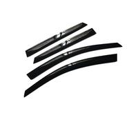 JHVVBFWF para Peugeot 307 2002 2003 2004 2005~2008 Parabrisas Laterales Coche Visera Parabrisas Protector Solar contra La Lluvia Deflector Cubierta(Black)