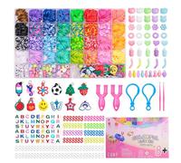 JHWELRG Juego de 2500 bandas de loom, 32 colores de bandas de goma coloridas, bandas de goma para hacer pulseras, manualidades con cuentas, ganchos, colgantes, caja de almacenamiento para niños,