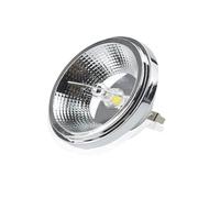 JHXHFJXZ 1 bombilla LED de 12 W, guía de luz AR111, foco reflector GU10, luz blanca cálida Adecuado para garajes, almacenes y fábricas.(Warm White)