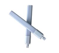 JHXHFJXZ Bombilla LED regulable G23 de 8 W, tubo de barra, cabezal Gx23, ultrafina, horizontal, PL, con cubierta de PC, 2 unidades Adecuado para garajes, almacenes y fábricas.(Warm white 3000K,G23)