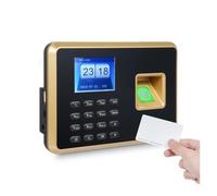JHXHFJXZ Máquina biométrica de Asistencia de Reloj de Tiempo for empleados, 1000 Uds., reconocimiento de Huella Dactilar/contraseña/Tarjeta de identificación, 5 Idiomas para pequeñas Empresas(Type 3)