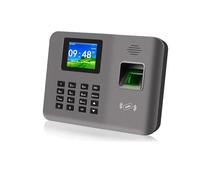 JHXHFJXZ Máquina biométrica de Tiempo de Asistencia con Huella Dactilar de 2,4 Pulgadas, Tarjeta, Software de Dispositivo de Registro/Salida for empleados para pequeñas Empresas