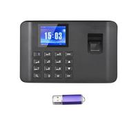 JHXHFJXZ Máquina biométrica Inteligente con contraseña for Registrar la Asistencia, Reloj de Tiempo, grabadora de Registro de Empleado, Pantalla LCD de 2,4 Pulgadas para pequeñas Empresas(Type4)