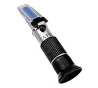 JHXHFJXZ Refractómetro de Miel portátil 3 en 1, Rango de Escala Baume Brix de Humedad, probador de refracción de azúcar 58-90% para Pruebas de Contenido