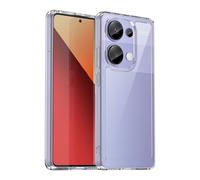 Jhxtech Poco - Funda para Redmi Note 13 Pro 4G, Funda Ultrafina para Redmi Note 13 Pro 4G, Parte Trasera de policarbonato Duro Transparente + Parachoques de Silicona Suave TPU a Prueba