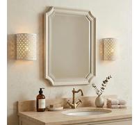 JHY DESIGN Juego de 2 lámparas de mesa alimentadas por pilas de 20 cm de alto, lámpara de pared vintage de metal moderno con temporizador de 6 horas, decoración de pared para sala de estar,