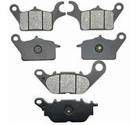 JHYBDP Accesorios Pastillas De Freno Delanteras Y Traseras para Motocicleta para Yamaha MWS125C Tricity 125 2017-2024 Resistentes al Desgaste(Delantero Trasero)