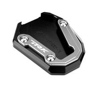 JHYBDP Almohadilla de Soporte de extensión de Caballete Lateral Motocicleta para Benelli TRK702 TRK702X TRK 702 X 2022 2023 Extensor de Pata de Cabra extensión para pies(Titanio,X2)