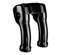 JHYBDP Elevador De Manillar De Motocicleta De 4" para Harley Softail FXBB FXBR FXBRS 2018-2024 Adaptador De Abrazadera Montaje Elevadores Manillar Manillares(Negro)