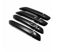 JHYBDP Embellecedor De Manija Puerta Coche Para Isuzu Para D-MAX Para DMAX 2021 2022 2023 Exterior Diseño Pegatinas LHD Cubierta Embellecedor Manija Puerta Exterior Coche(negro 1)