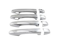 JHYBDP Embellecedor De Manija Puerta Coche Para Subaru Para Forester 2025 Exterior Plata Cromado Aspecto Fibra Carbono Cubierta Embellecedor Manija Puerta Exterior Coche(Color 2)