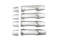 JHYBDP Embellecedor Para Manija De Puerta Coche Para Lexus LX570 LX 570 2008-2012 2013 2014 2015 Decoración Plata Cromada Negro Brillante Cubierta Embellecedor Manija Puerta Exterior Coche(Color 1)
