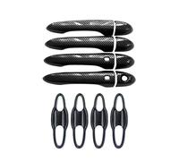JHYBDP Embellecedor Para Manija De Puerta Exterior Coche Para JEEP, Para Cherokee Para Compass 2015-2023 Decoración Cromo Negro Brillante Cubierta Embellecedor Manija Puerta Exterior Coche(Color 7)