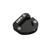 JHYBDP extensión Placa De Extensión para Caballete Lateral De Motocicleta para Suzuki GSF1250, GSF650, Bandit 650, GSF 650, 1200, 650S Y 1200S. Pie Extensor de Caballete Lateral(Negro 3)