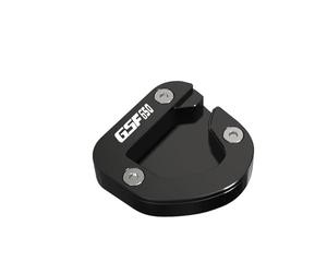 JHYBDP extensión Placa De Extensión para Caballete Lateral De Motocicleta para Suzuki GSF1250, GSF650, Bandit 650, GSF 650, 1200, 650S Y 1200S. Pie Extensor de Caballete Lateral(Negro 3)