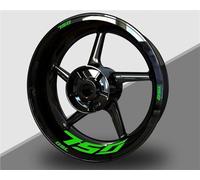 JHYBDP Pegatinas para Ruedas De Motocicleta para Kawasaki Z750 Z 750 2017-2023 Adhesivos Reflectantes para Llantas Cinta De Rayas Juego de calcomanías para el Cubo de la Rueda