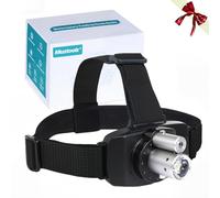 JHYLJSH Linterna frontal láser LED recargable para pruebas de control sensoriomotor, faros láser ligeros que mejoran la terapia física con diadema de ángulos ajustables y potentes luces LED