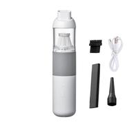 JHzood Aspiradora De Mano Inalámbrica, Aspiradora De Coche, Mini Aspiradora Portátil, 20000pa Potente Succión, USB C Recargable, Ligero Ultra Bajo Ruido, Coche Y Uso Doméstico (Grey)